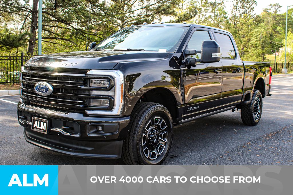 Used 2025 Black Ford Platinum image 3