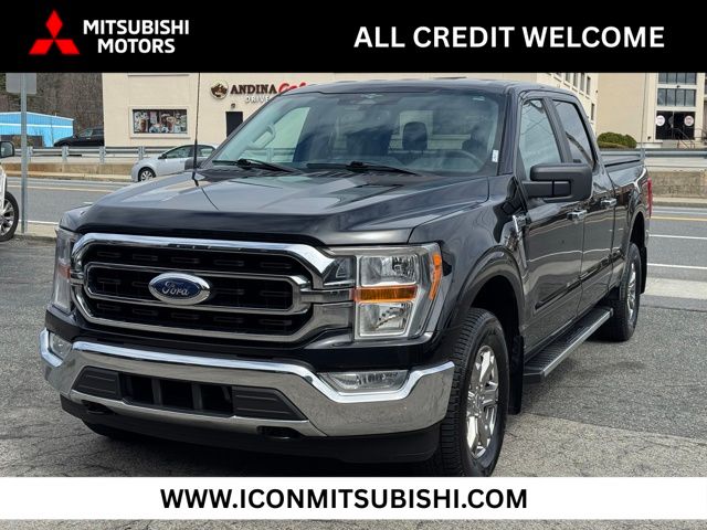 Black 2023 Ford F-150 Pickup Truck Four-Wheel Drive Automatic