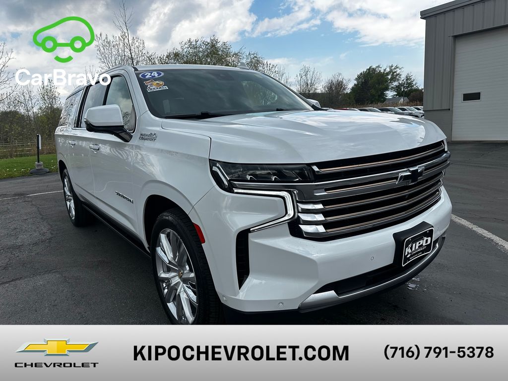 Summit White 2024 Chevrolet Suburban SUV / Crossover Four-Wheel Drive Automatic