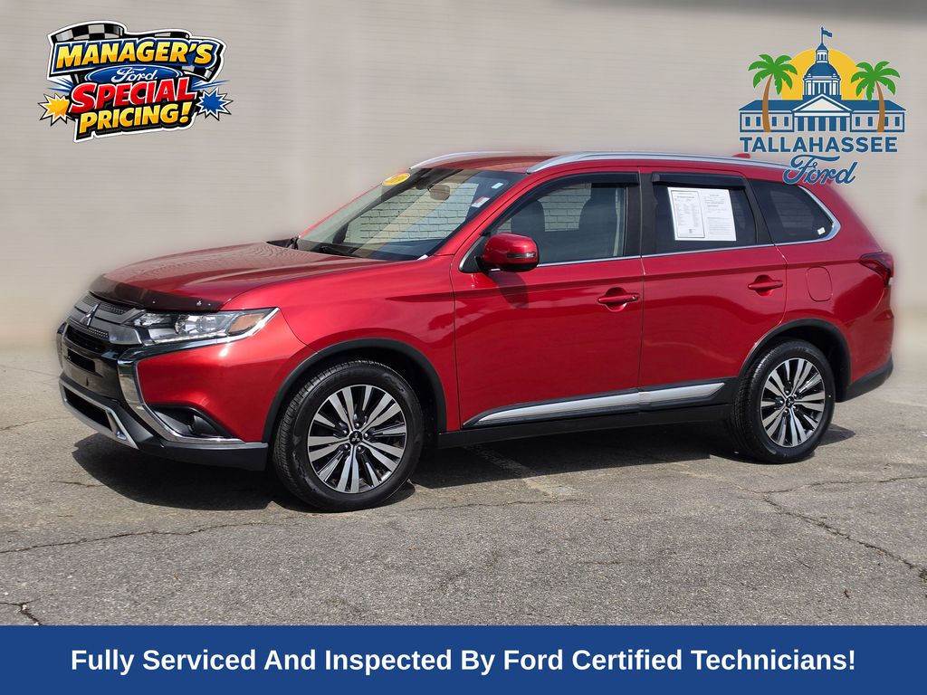 Rally Red Metallic 2019 Mitsubishi Outlander SUV / Crossover Front-Wheel Drive Continuously Variable Transmission