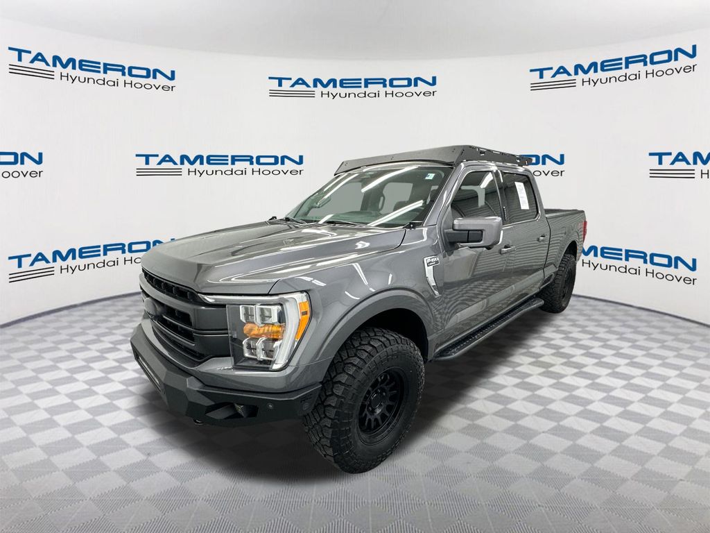 Gray Metallic 2021 Ford F-150 Pickup Truck Four-Wheel Drive Automatic