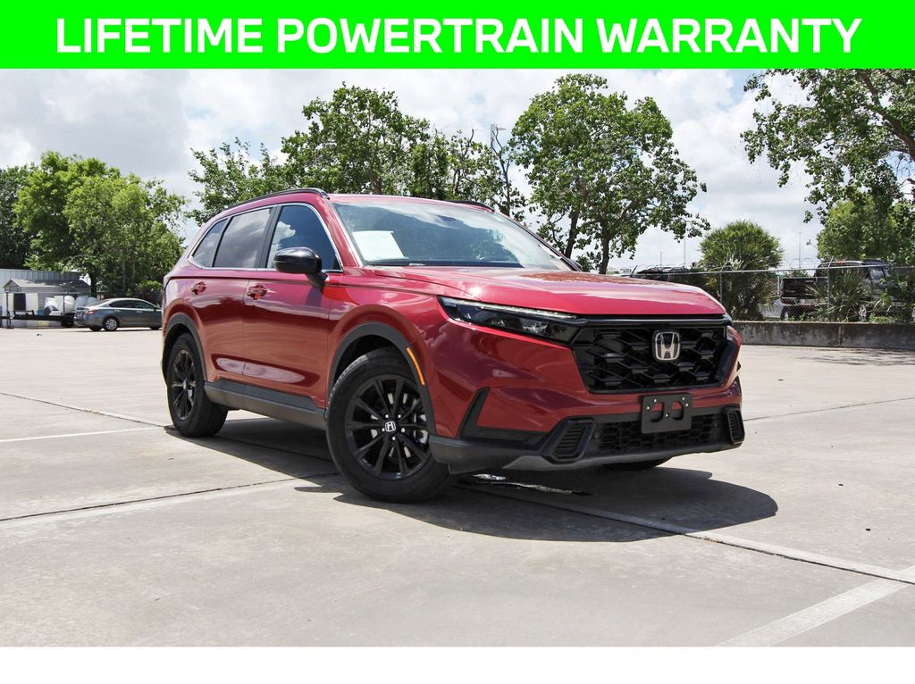 2025 Honda CR-V Hybrid Sport-L Red at Westside Lexus