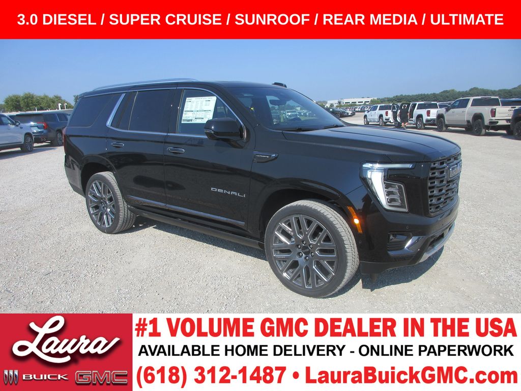 Onyx Black 2026 GMC Yukon SUV / Crossover Four-Wheel Drive 