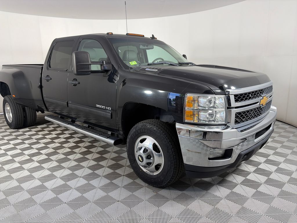 Black 2012 Chevrolet Silverado 3500HD Pickup Truck Four-Wheel Drive 6-Speed Automatic