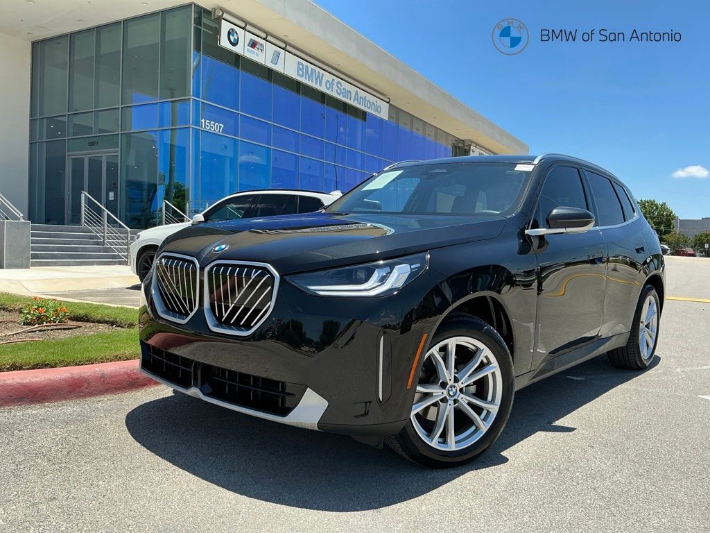 Black Sapphire Metallic 2025 BMW X3 SUV / Crossover All-Wheel Drive 8-Speed Automatic