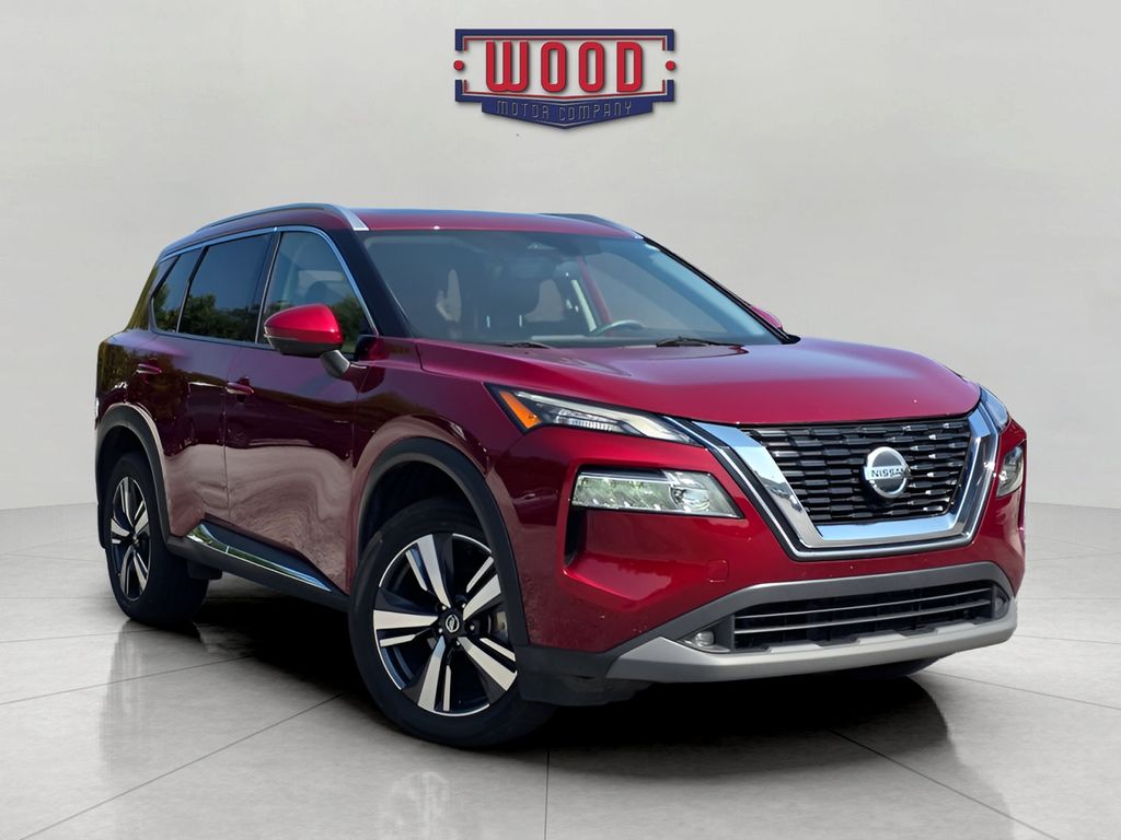 Red (Scarlet Ember Tintcoat) 2021 Nissan Rogue SUV / Crossover Front-Wheel Drive Continuously Variable Transmission