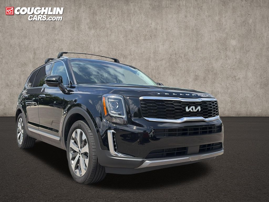 Ebony Black 2022 Kia Telluride SUV / Crossover All-Wheel Drive 8-Speed Automatic