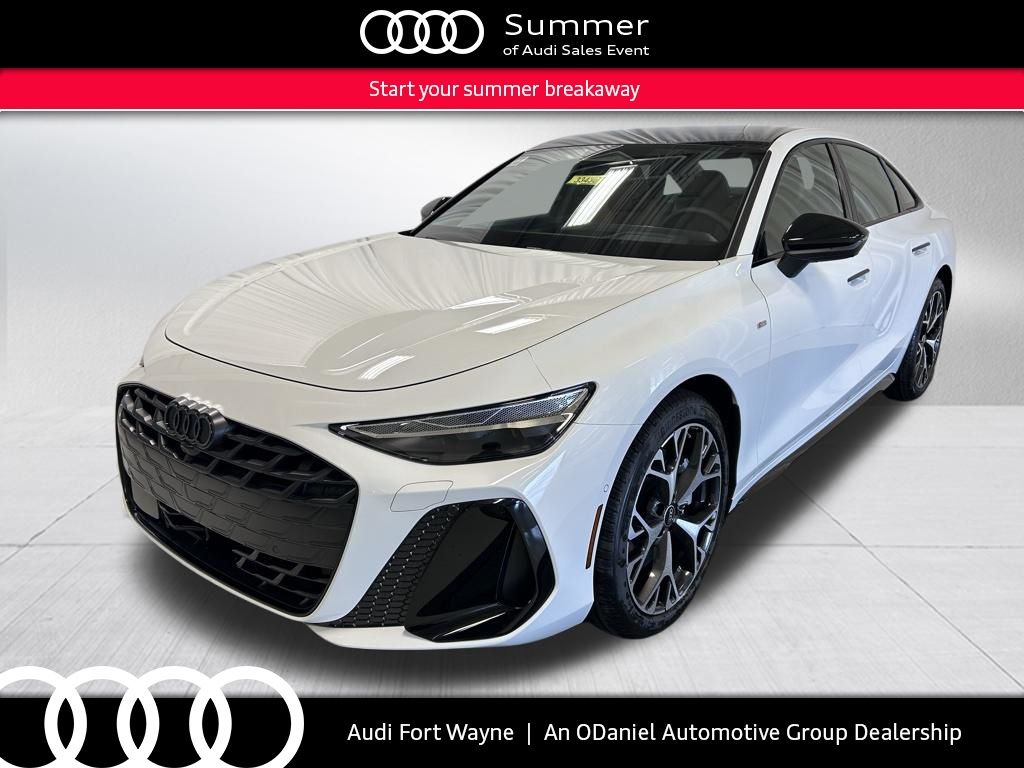 Glacier White Metallic 2026 Audi A6 Sedan All-Wheel Drive 7-Speed Automatic