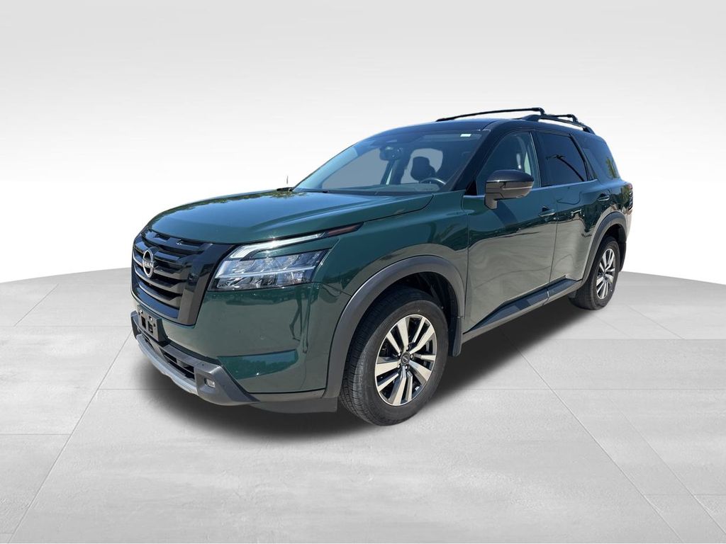 2022 Obsidian Green Pearl/Super Black Nissan Pathfinder SL 4X4 SUV