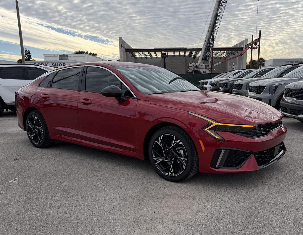 Runway Red 2026 Kia K5 Sedan Front-Wheel Drive 8-Speed Automatic