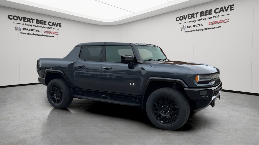 Gray (Graphite Blue Metallic) 2026 GMC Hummer EV Pickup 2X Crew Cab AWD Pickup Truck All-Wheel Drive 1-Speed Automatic