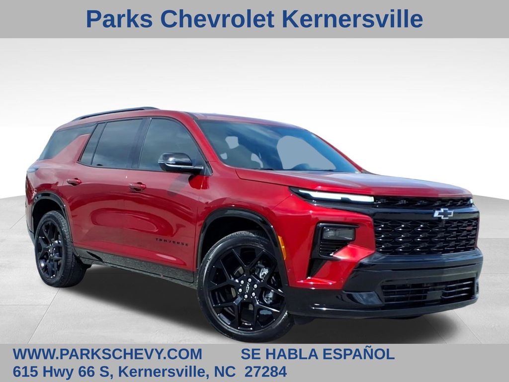 Radiant Red 2025 Chevrolet Traverse RS FWD SUV / Crossover Front-Wheel Drive 8-Speed Automatic
