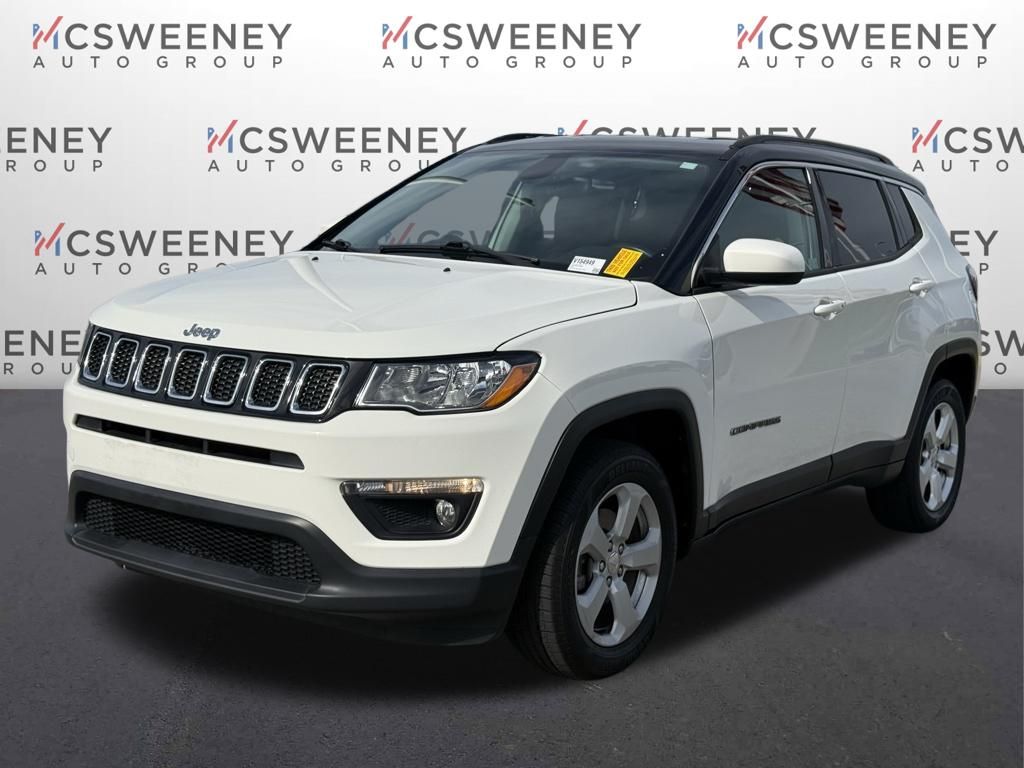 White Clearcoat 2018 Jeep Compass Latitude 4WD SUV / Crossover Four-Wheel Drive 9-Speed Automatic