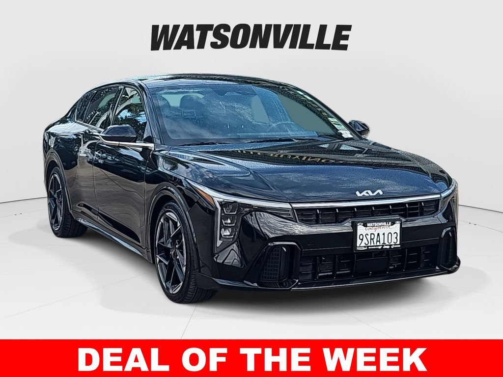 Aurora Black Pearl 2025 Kia K4 GT-Line FWD Sedan Front-Wheel Drive Continuously Variable Transmission