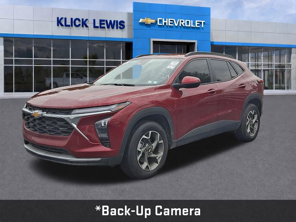 2025 Chevrolet Trax LT Red at Klick Lewis Buick Chevrolet