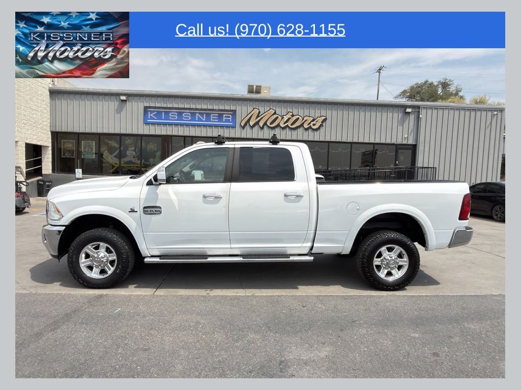 Bright White Clearcoat 2012 RAM 2500 Pickup Truck Four-Wheel Drive 6-Speed Automatic