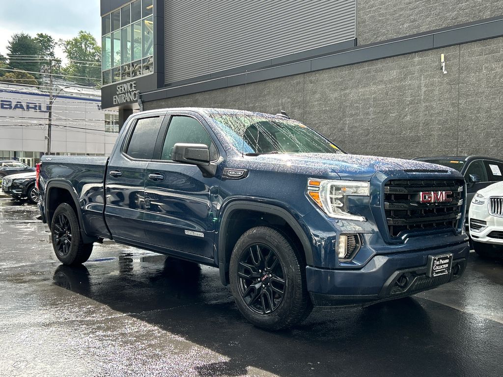 Pacific Blue Metallic 2021 GMC Sierra 1500 Pickup Truck Four-Wheel Drive 8-Speed Automatic