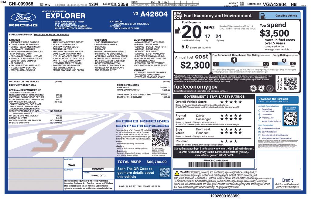 2027 Ford Explorer ST