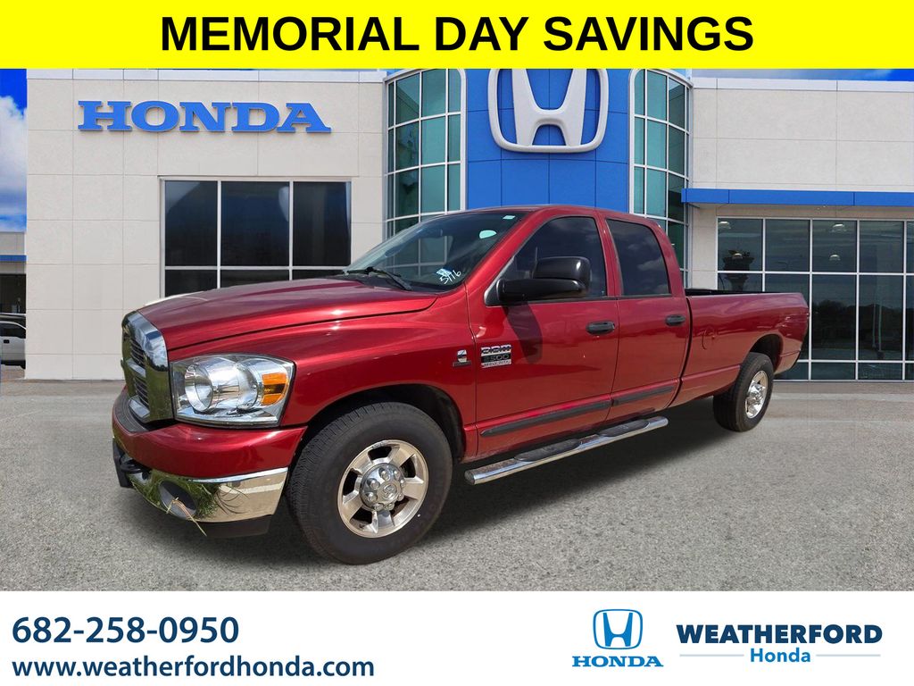 Inferno Red Crystal Pearlcoat 2007 Dodge RAM 2500 Pickup Truck 6-Speed Automatic
