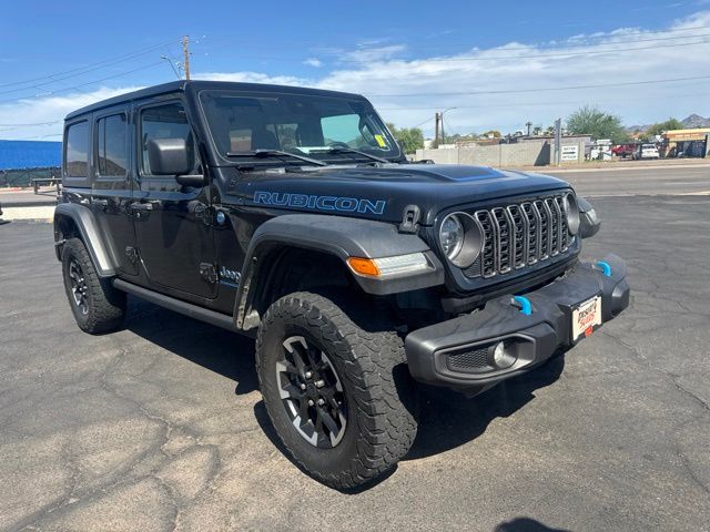 Black Clearcoat 2024 Jeep Wrangler 4xe SUV / Crossover Four-Wheel Drive 8-Speed Automatic