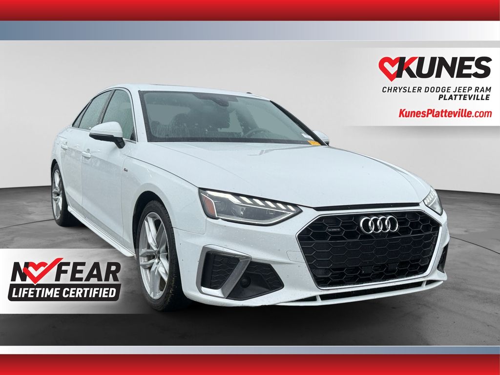 Gray 2024 Audi A4 Sedan All-Wheel Drive 7-Speed Automatic