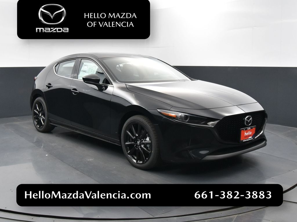 Jet Black Mica 2026 Mazda MAZDA3 2.5 S Premium Hatchback FWD Hatchback Front-Wheel Drive 6-Speed Manual