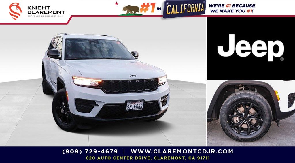Bright White Clearcoat 2025 Jeep Grand Cherokee SUV / Crossover Four-Wheel Drive 8-Speed Automatic