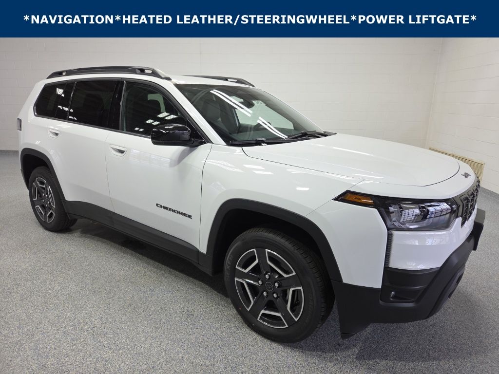 Bright White Clearcoat 2026 Jeep Cherokee Limited 4WD SUV / Crossover Four-Wheel Drive Continuously Variable Transmission