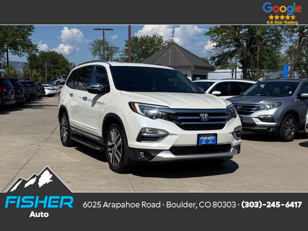 White Diamond Pearl 2016 Honda Pilot SUV / Crossover All-Wheel Drive 9-Speed Automatic