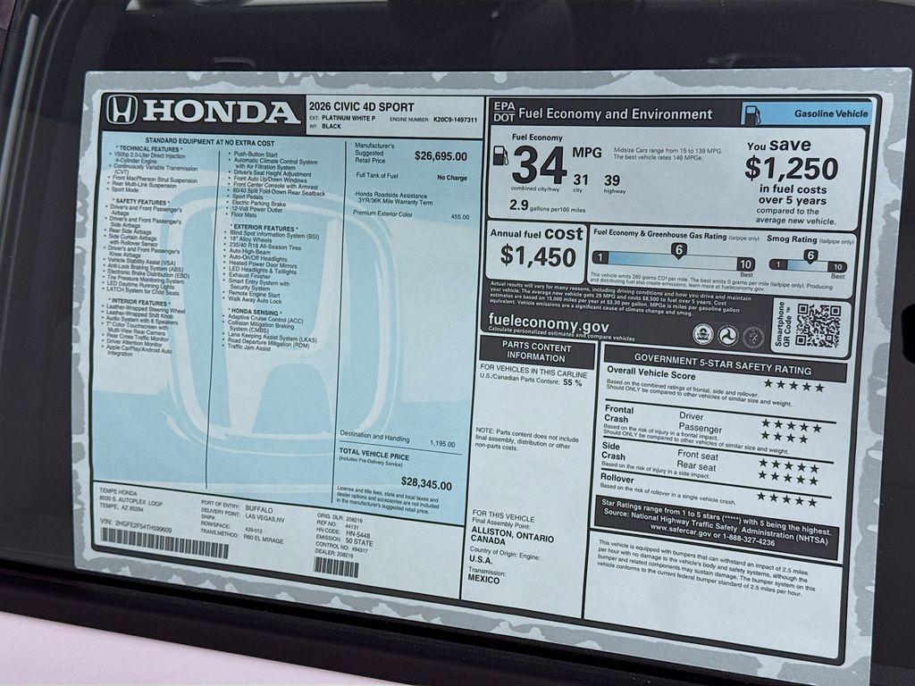 Thumbnail: 2026 Honda Civic - 9