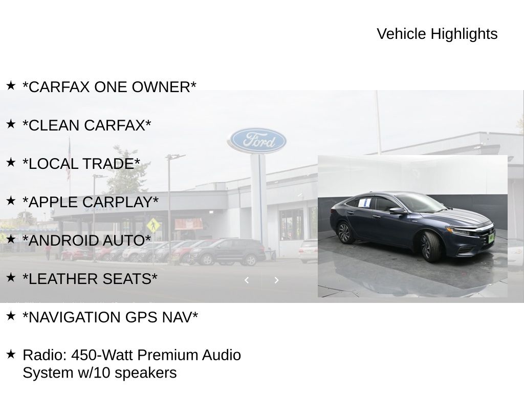 2020 Honda Insight Touring