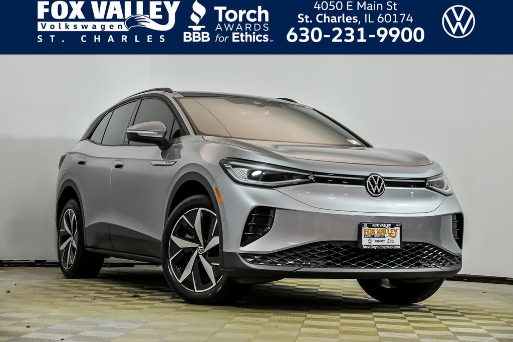 Silver Mist Metallic 2023 Volkswagen ID.4 Pro S AWD SUV / Crossover All-Wheel Drive Automatic