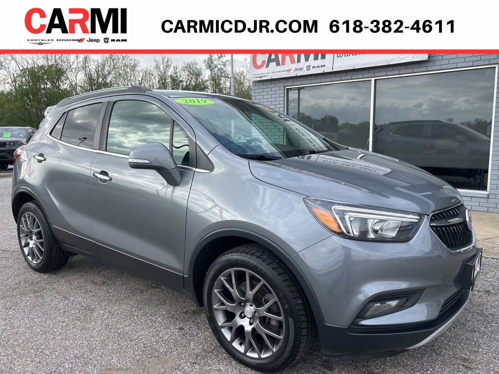 Satin Steel Gray Metallic 2019 Buick Encore SUV / Crossover Front-Wheel Drive 6-Speed Automatic Overdrive