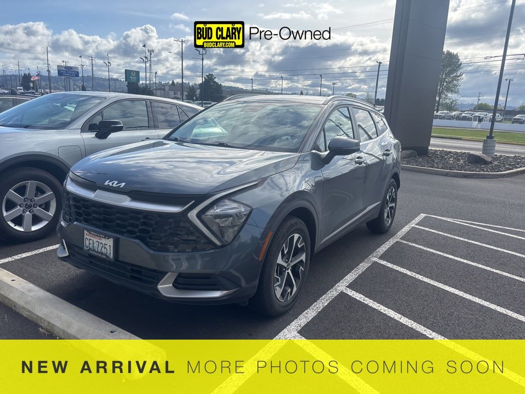 Gravity Gray 2023 Kia Sportage Hybrid EX AWD SUV / Crossover All-Wheel Drive 6-Speed Automatic
