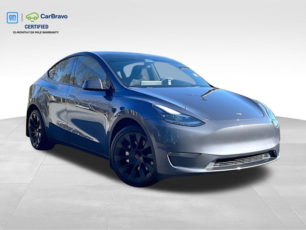 Gray 2023 Tesla Model Y Long Range AWD SUV / Crossover All-Wheel Drive 1-Speed Automatic