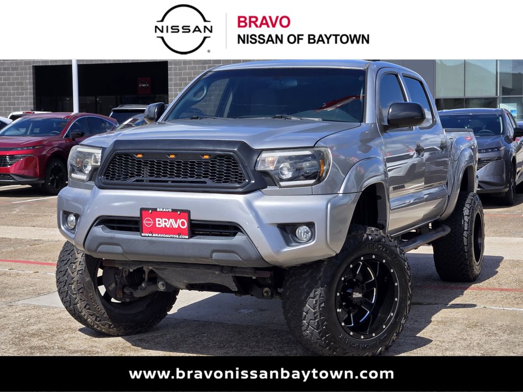 Silver Sky Metallic 2015 Toyota Tacoma Double Cab V6 TRD Pro Pickup Truck Four-Wheel Drive 5-Speed Automatic
