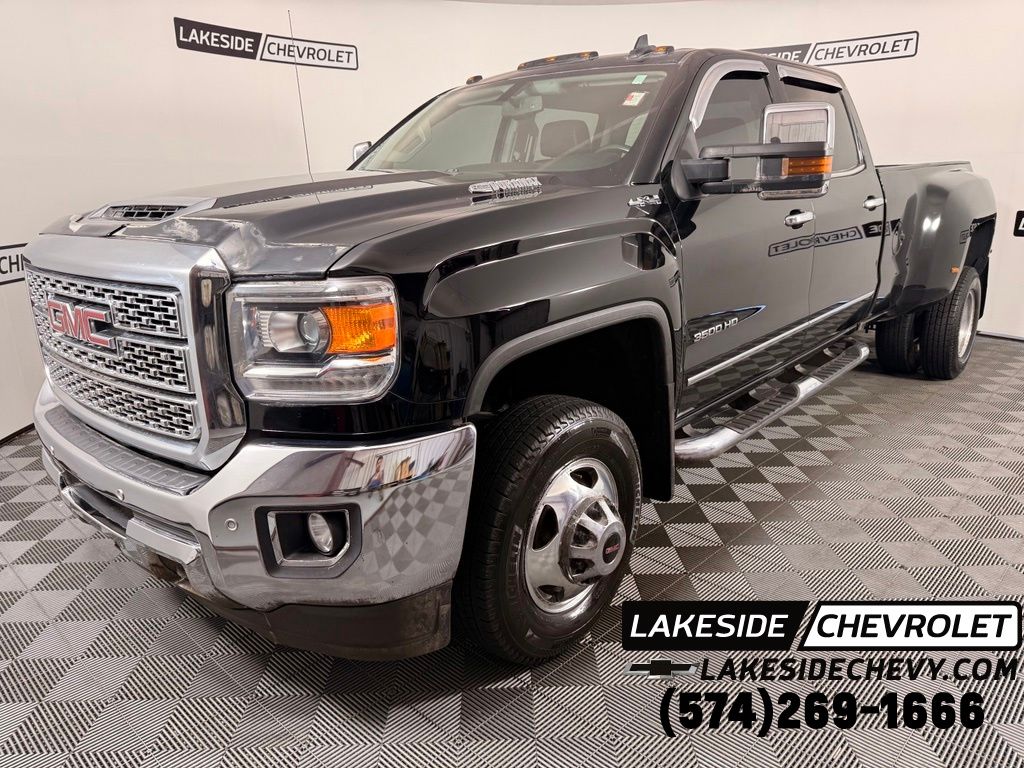Onyx Black 2019 GMC Sierra 3500HD Pickup Truck Four-Wheel Drive 6-Speed Automatic