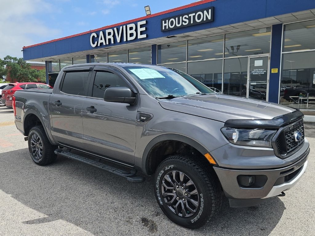 Gray Metallic 2021 Ford Ranger XLT SuperCrew 4WD Pickup Truck Four-Wheel Drive Automatic