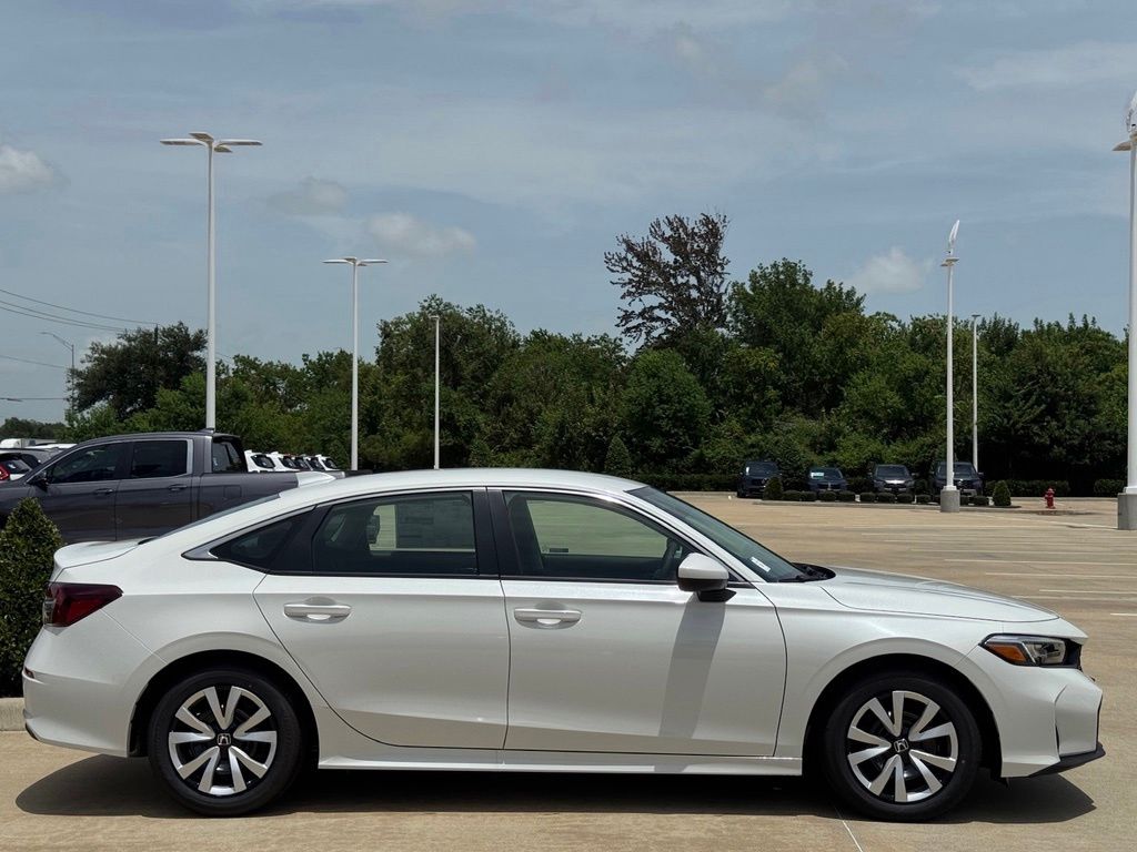 2026 Honda Civic LX White at DeMontrond Ford