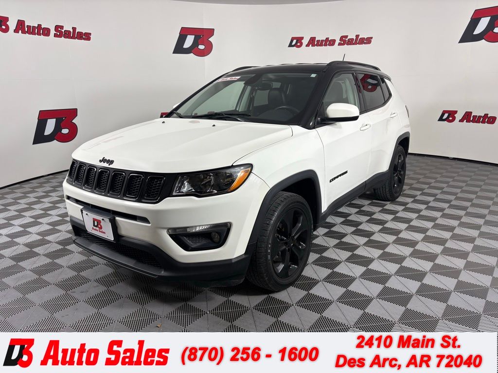 White Clearcoat 2018 Jeep Compass Altitude 4WD SUV / Crossover Four-Wheel Drive 9-Speed Automatic
