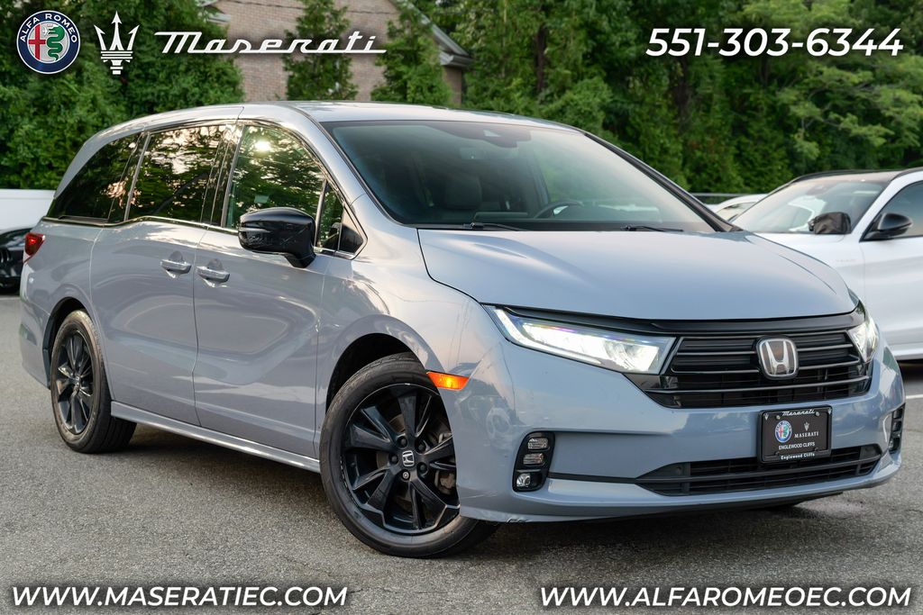 Gray 2023 Honda Odyssey Minivan Front-Wheel Drive Automatic
