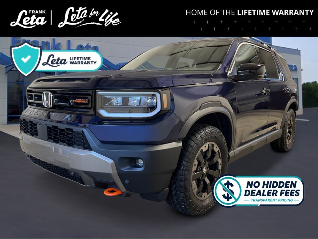 Black (Obsidian Blue) 2026 Honda Passport SUV / Crossover All-Wheel Drive Automatic