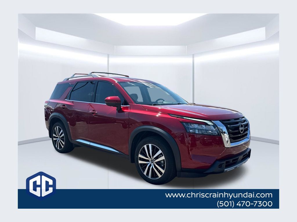 Red (Scarlet) 2025 Nissan Pathfinder SUV / Crossover All-Wheel Drive 9-Speed Automatic