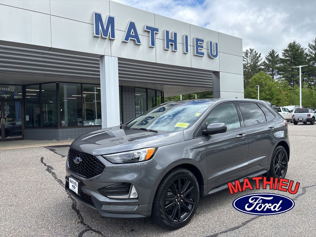 Gray Metallic 2024 Ford Edge SUV / Crossover All-Wheel Drive 8-Speed Automatic