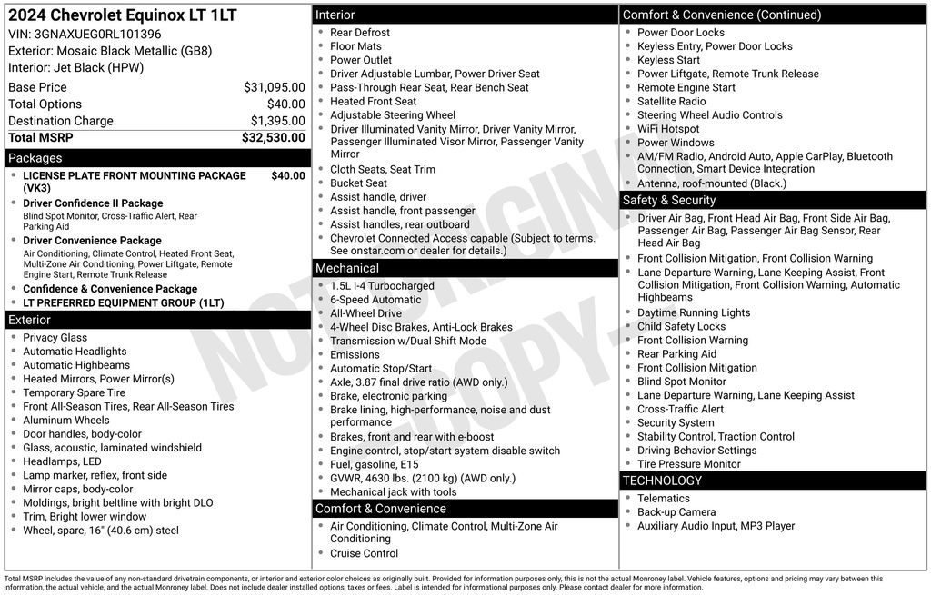 2024 Chevrolet Equinox LT Black at Auto Express Mitsubishi