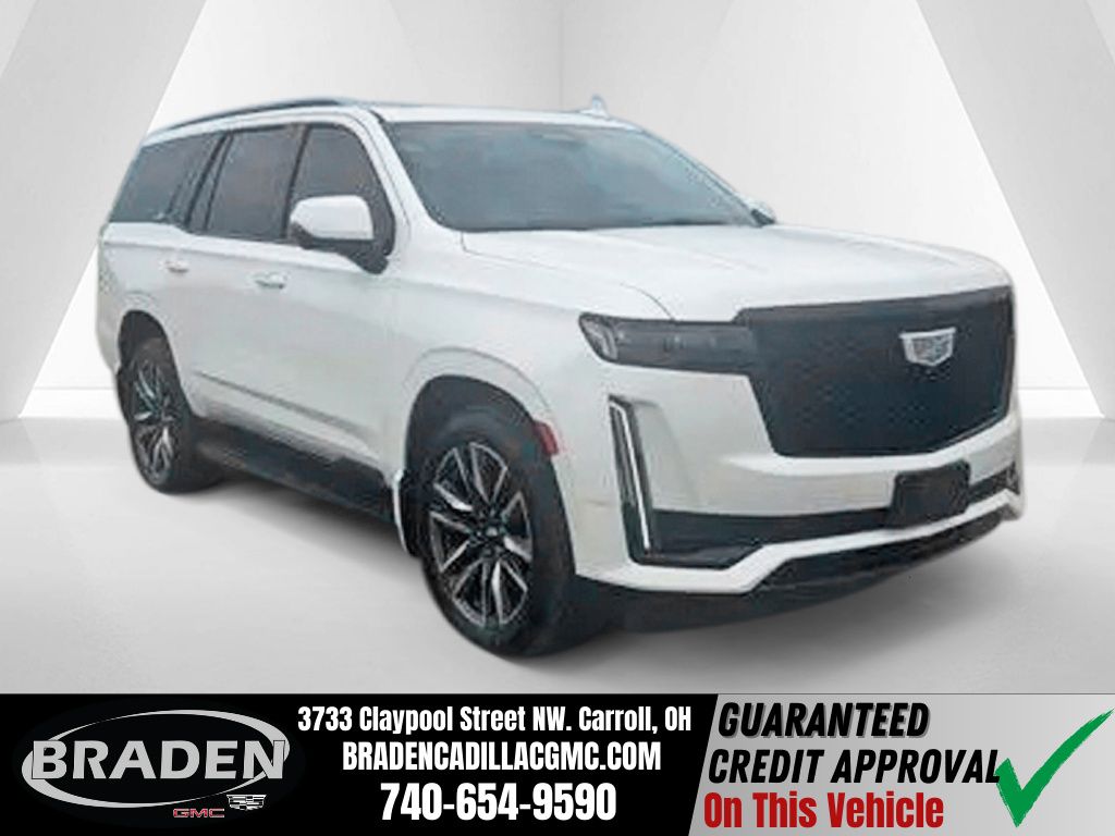 Crystal White Tricoat 2021 Cadillac Escalade SUV / Crossover Four-Wheel Drive
