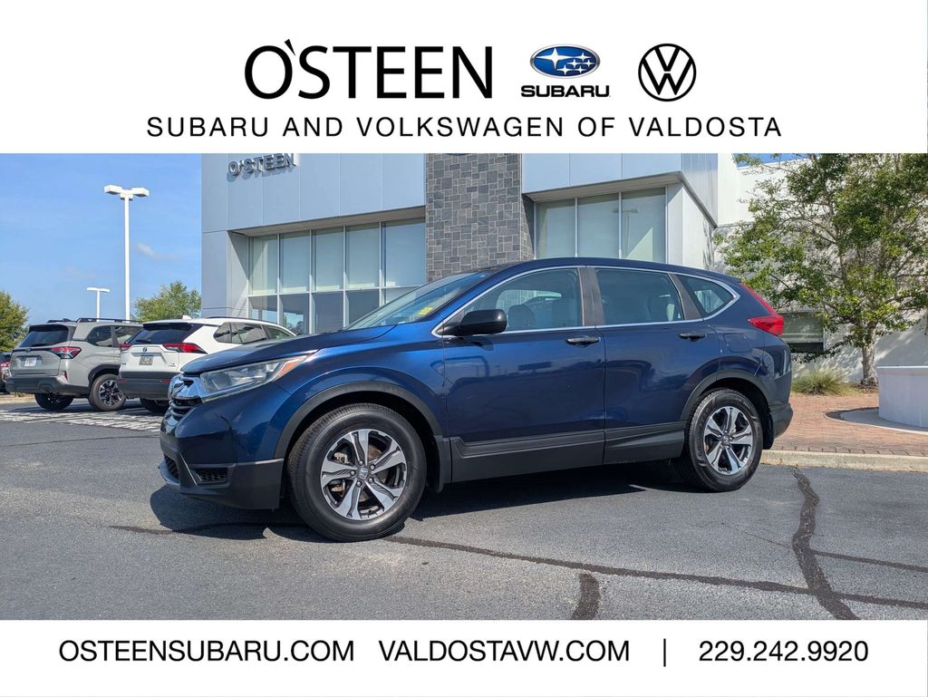 Blue 2017 Honda CR-V SUV / Crossover Front-Wheel Drive Continuously Variable Transmission