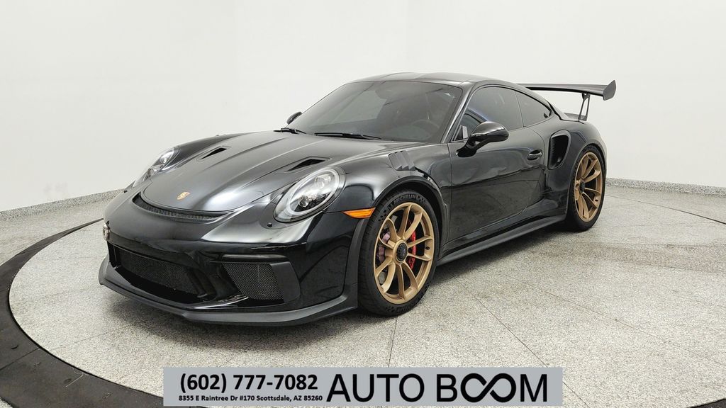 Black 2019 Porsche 911 Coupe Rear-Wheel Drive 7-Speed Automatic