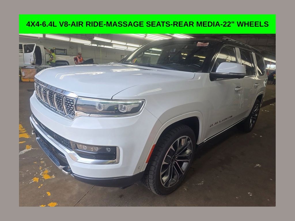 Bright White Clearcoat 2022 Jeep Grand Wagoneer SUV / Crossover Four-Wheel Drive 8-Speed Automatic