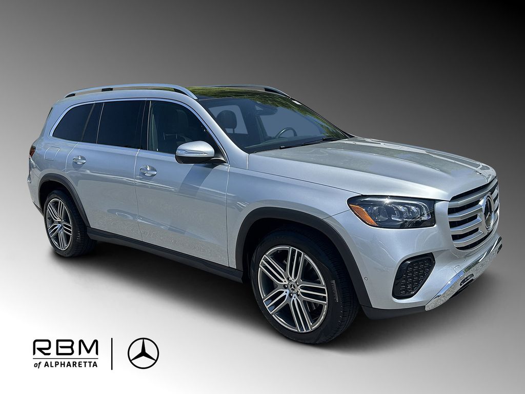 Cirrus Silver Metallic 2025 Mercedes-Benz GLS 450 4MATIC SUV / Crossover All-Wheel Drive 9-Speed Automatic